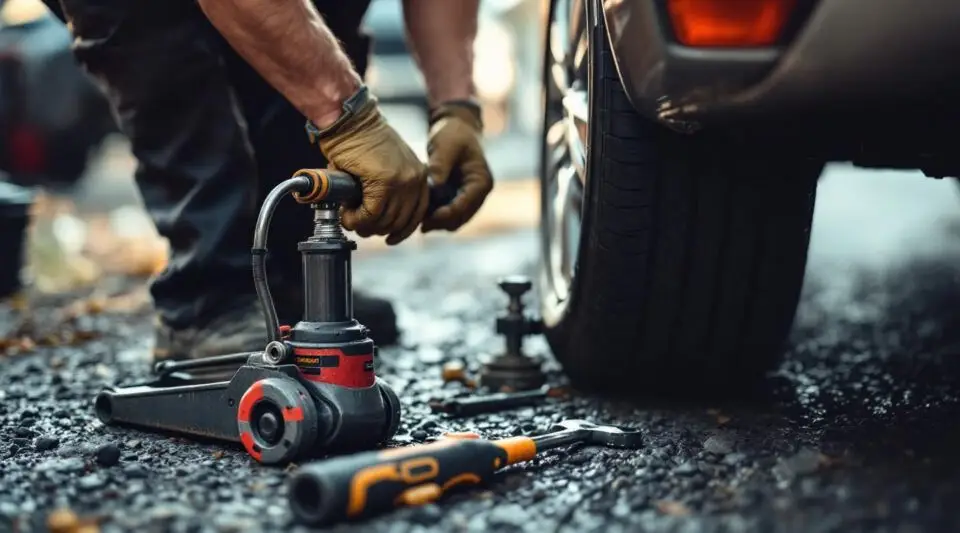 Flat Tire Change Service Ajax